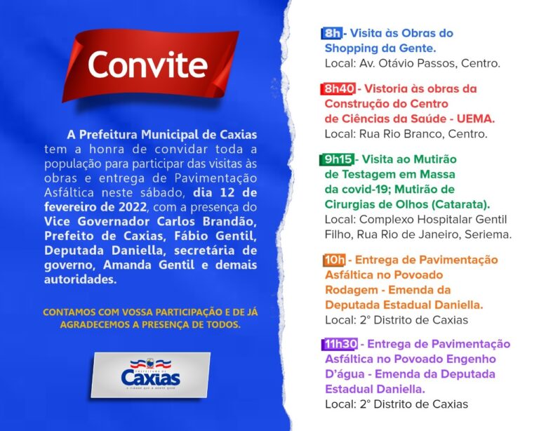 convite caxias